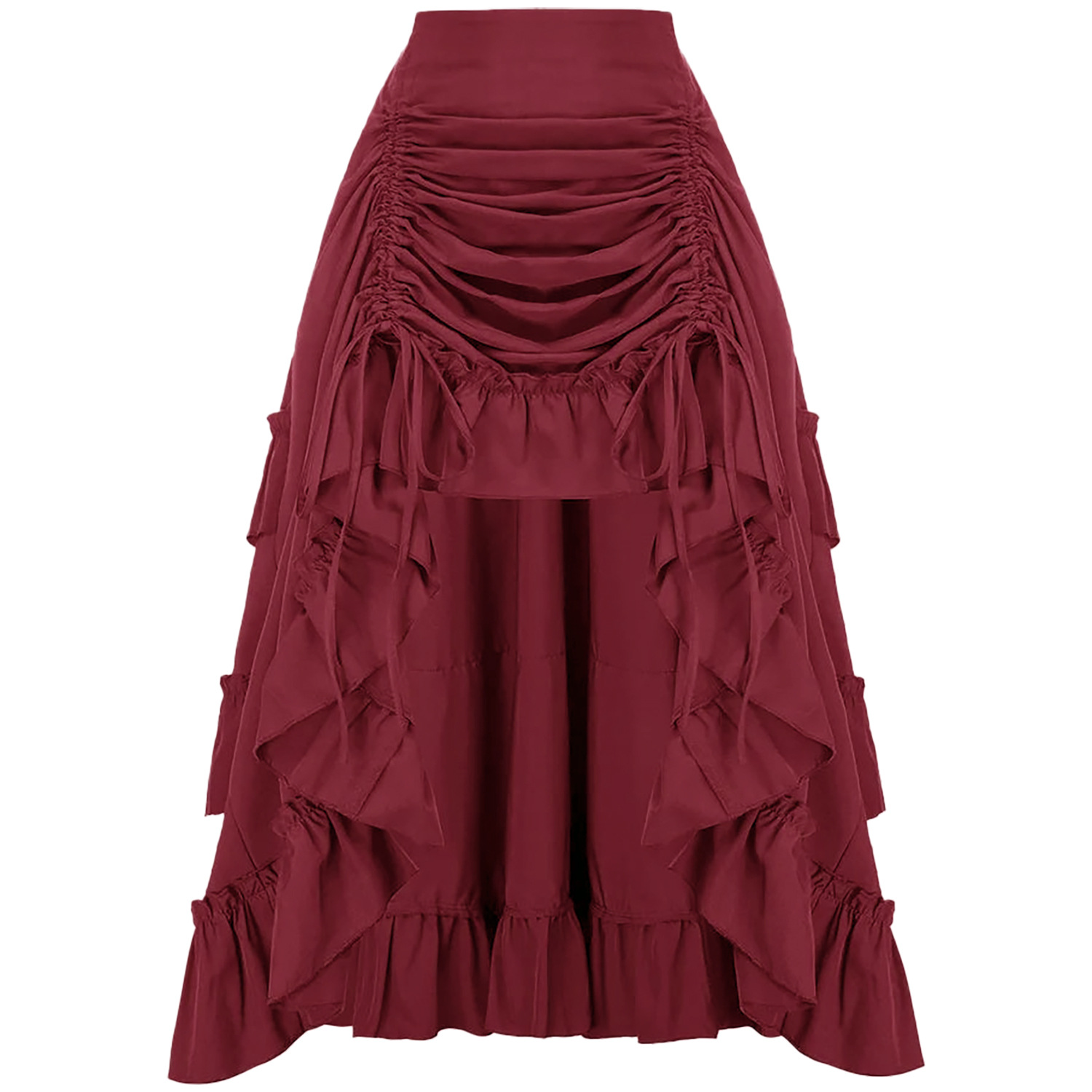 Ruffled High Waisted Long Vict - Vintage Urban Fashion recension och pris
