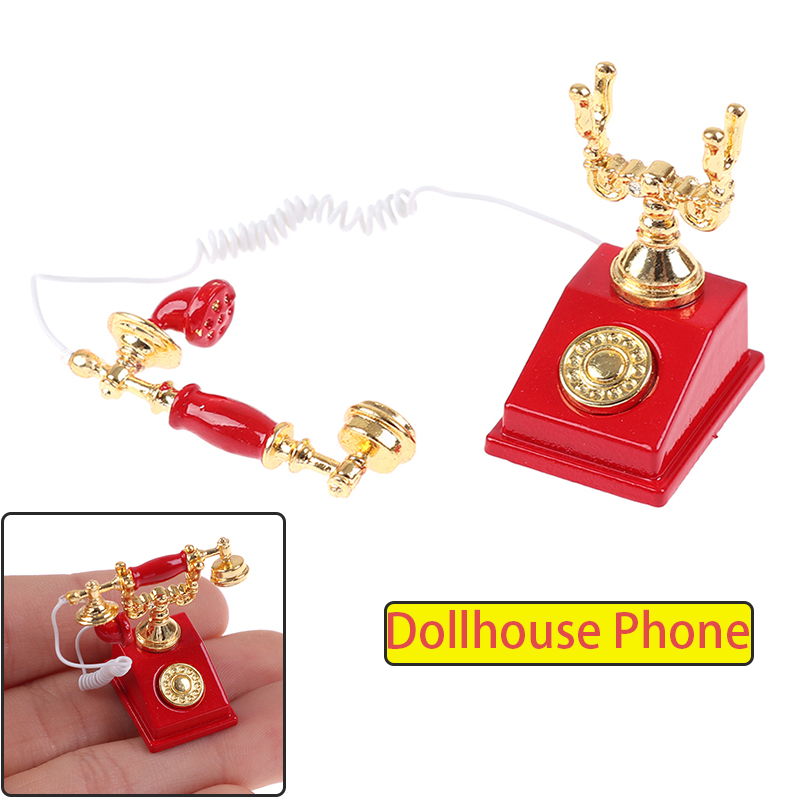 1:12 Vintage Phone Dollhouse M - Vintage Fashion Houses recension och pris