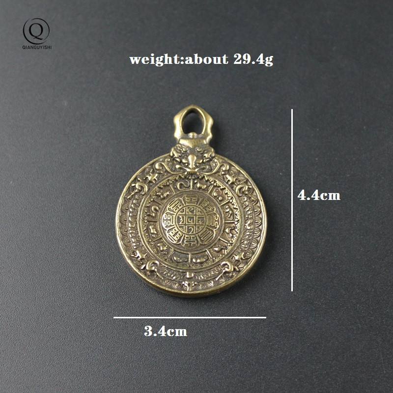 Vintage Brass Buddhist Tantra  - Vintage Fashion Labels recension och pris