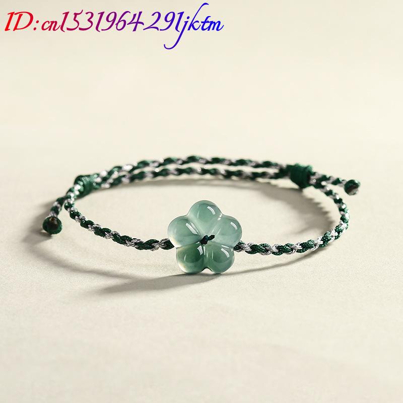 Burmese Jadeite Flower Bracele - Vintage Women Fashion recension och pris