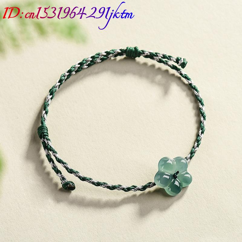 Burmese Jadeite Flower Bracele - Vintage Women Fashion recension och pris