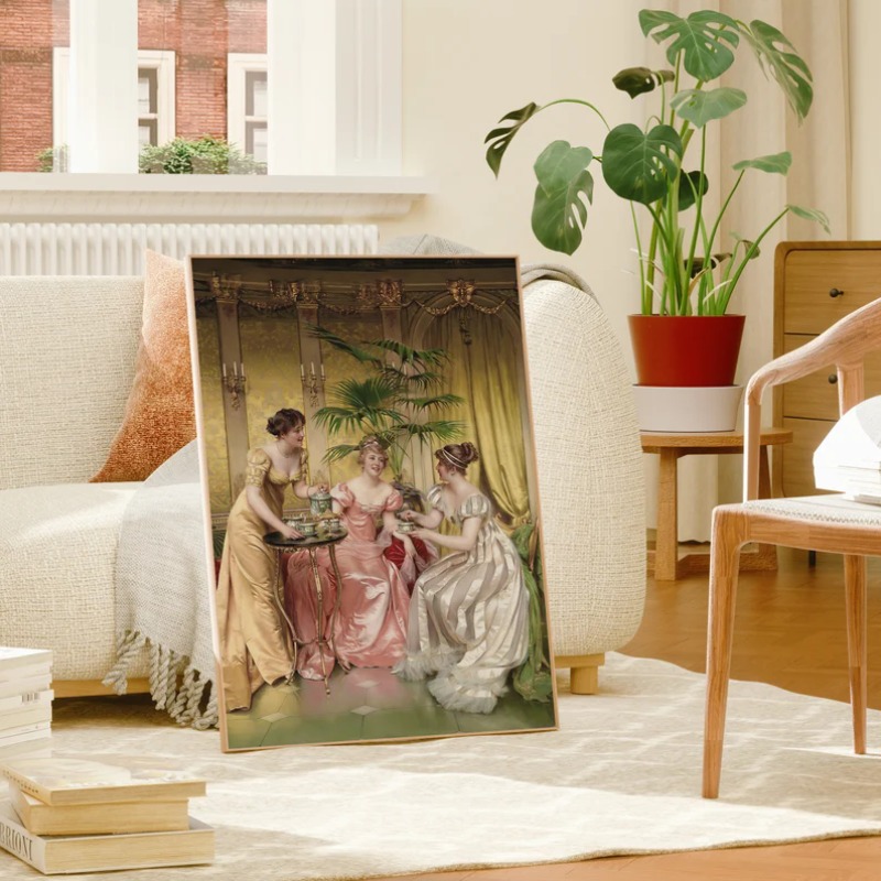 The Renaissance Women Portrait - Vintage Fashion Prints For Wall recension och pris