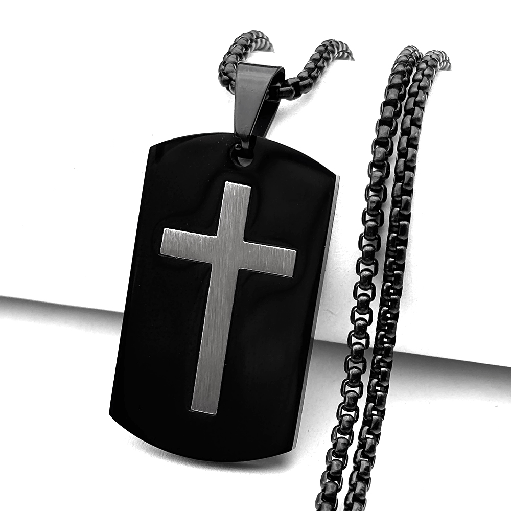 Military Army Two-tone Cross C - Vintage Fashion Labels recension och pris