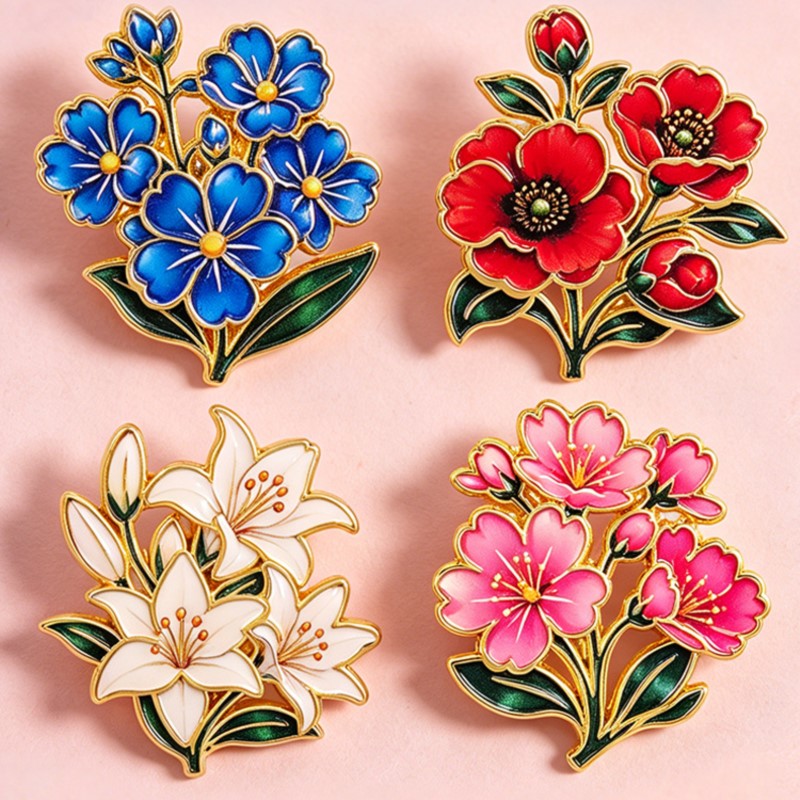 Cute Vintage Colorful Floral E - Vintage Urban Fashion recension och pris