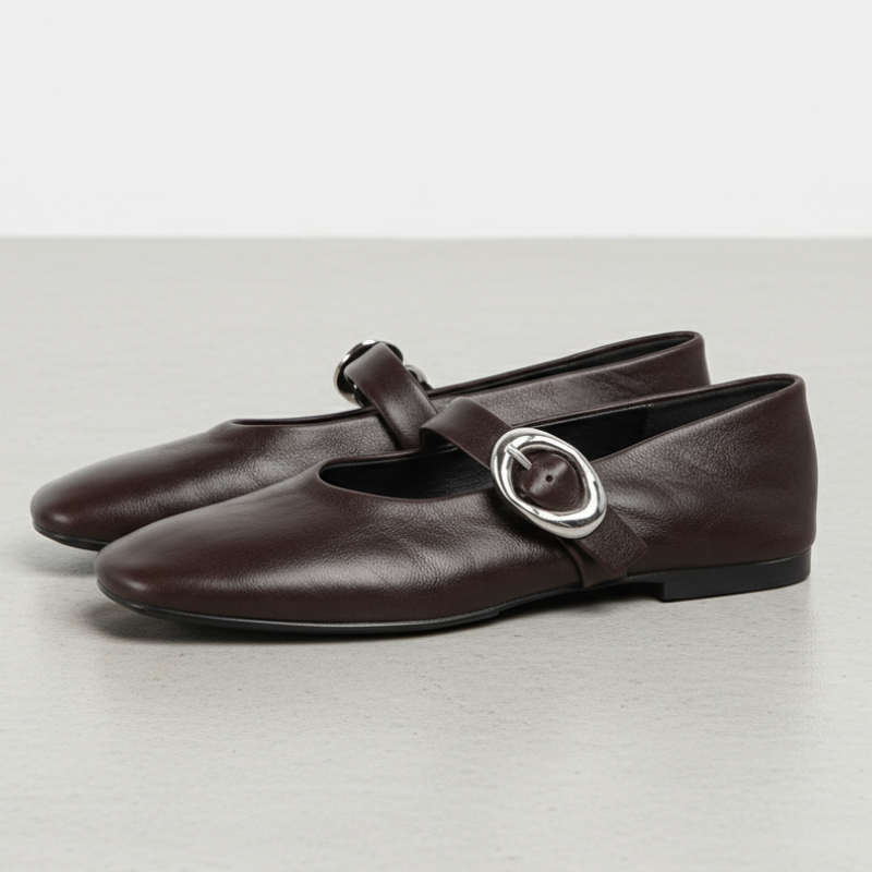 Women Mary Jane Shoes pu Leath - Vintage Fashion Aesthetic recension och pris