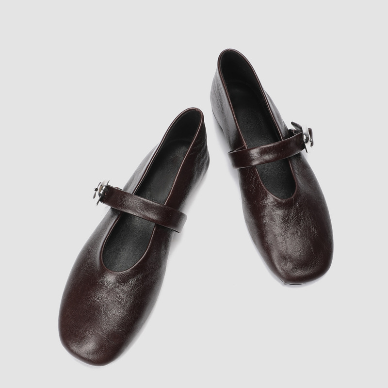 Women Mary Jane Shoes pu Leath - Vintage Fashion Aesthetic recension och pris