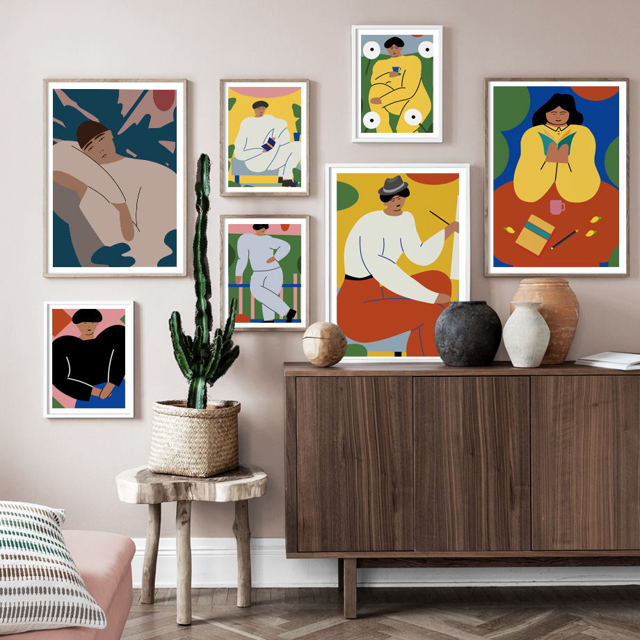 Abstract Vintage Fashion Figur - Vintage Fashion Prints For Wall recension och pris